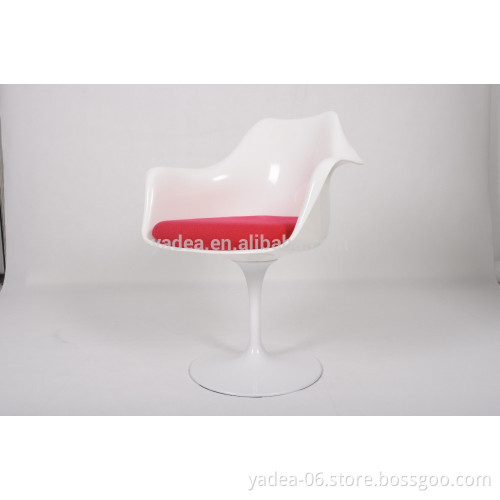 China wholesale furniture dining room eero saarinen tulip chair replica/tulip chair fabric cushions replacement for sale